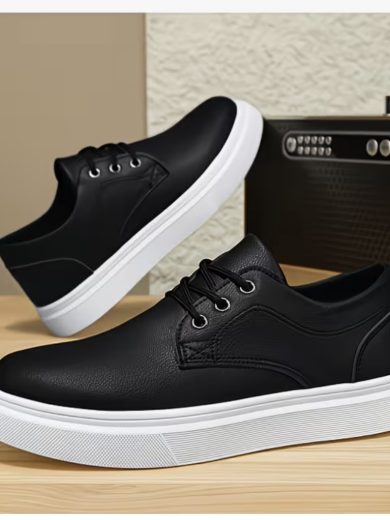 Plus-size Men's Skate Shoes, Low Top, Flat-soled Casual Sneakers